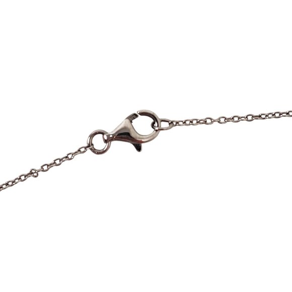 Sterling Silver XO Dainty Chain Necklace - Picture 4 of 6
